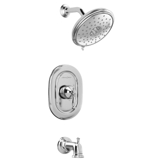 American Standard Tu440508 002 Polished Chrome Quentin Tub And