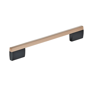 Amerock BP37271MBRG Matte Black Rose Gold Claremont 8 13 16 Inch
