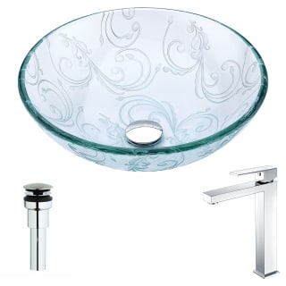 A thumbnail of the Anzzi LSAZ065-096 Clear Floral / Polished Chrome