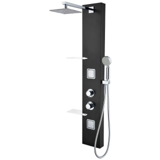 ANZZI Ronin Black 2-Spray Shower Panel System (Valve Included) ANZZI Ronin Black 2-Spray Shower Panel System (Valve Included)