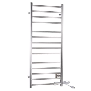 Anzzi TW WM105MB Matte Black Elgon 20 7 8 W x 48 13 16 H 110 V Stainless Steel Towel Warmer FaucetDirect