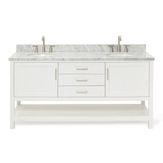 A thumbnail of the Ariel R073DCWOVO White / Carrara White Top