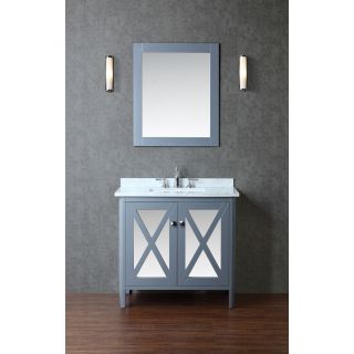 Ariel Sc Sum 36 Swg Whale Grey Summit 36 Free Standing Vanity Set