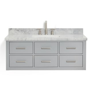 A thumbnail of the Ariel W049SCWRVO Grey / Carrara White Top