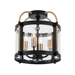 A thumbnail of the Artcraft Lighting AC11513 Black / Brushed Brass / Clear