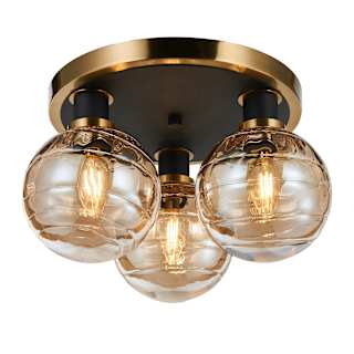 A thumbnail of the Artcraft Lighting AC11873 Black / Brushed Brass / Amber