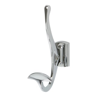 Atlas Homewares LGH-CH Polished Chrome 1-1/2 Inch Projection Double Prong  Robe and Coat Hook from the Legacy Collection 