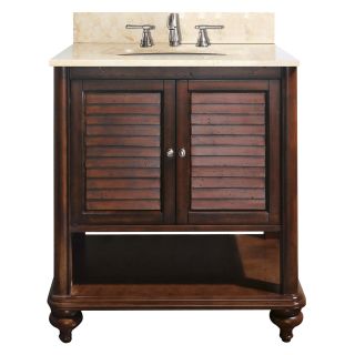 A thumbnail of the Avanity TROPICA-VS30 Antique Brown / Beige Marble Top