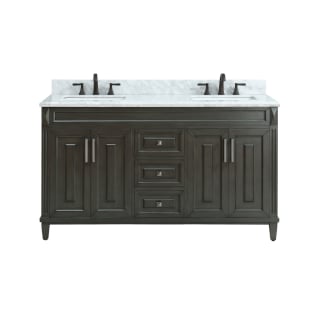Azzuri Sterling Vs60 Cl C Charcoal Sterling 60 Double Vanity Set