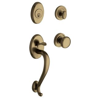 Baldwin      Logan Satin Nickel Dummy Door Handleset