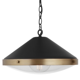 Bellevue Ca9d315a Ab Aged Brass Black Single Light 17 Wide Cone Pendant Lightingdirect Com