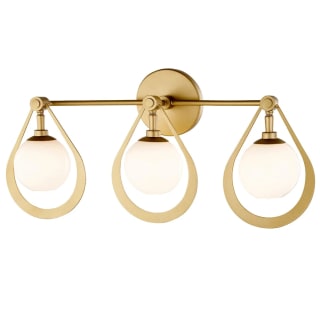 Bellevue FM2192 Champagne Gold Ancona 3 Light 22 Wide LED Bathroom Vanity Light LightingDirect