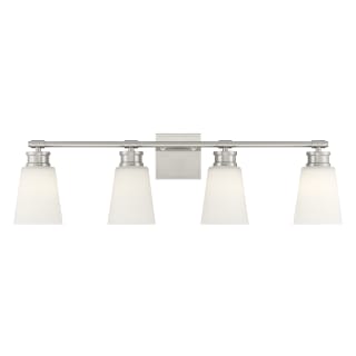 Bellevue SH80056BN Brushed Nickel 4 Light 31 Wide Bathroom Vanity Light LightingDirect