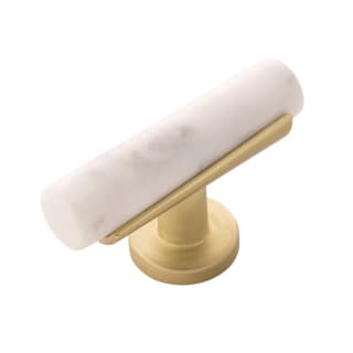 A thumbnail of the Belwith Keeler B077041 White Marble with Brushed Golden Brass