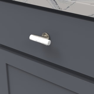A thumbnail of the Belwith Keeler B077041 White Marble / Satin Nickel