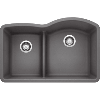 Blanco 441600 Cinder Diamond 32 Undermount Double Basin Silgranit Kitchen Sink Faucetdirect Com