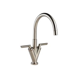 Brizo D6216050BN Brushed Nickel Double Handle Kitchen Faucet From The