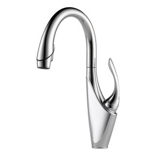 Brizo 63055LF-PC Chrome Vuelo Pull-Down Kitchen Faucet ...