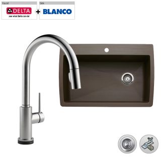 Build Smart Kits B440192 D9159t Dstch Chrome Faucet Combo Blanco
