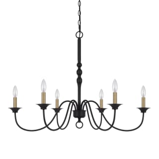 A thumbnail of the Cal Lighting FX-3794-6 Black / Antique Brass