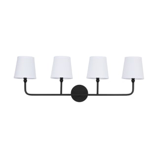 Capital Lighting 119341MB 674 Matte Black Dawson 4 Light 35 Wide Bathroom Vanity Light LightingDirect