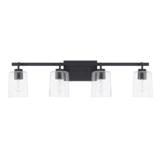 Matte black outlet 4 light vanity