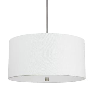 A thumbnail of the Capital Lighting 3922 Matte Nickel / White Fabric Shade