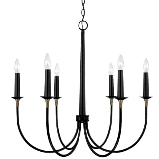 A thumbnail of the Capital Lighting 445661 Matte Black with Brass