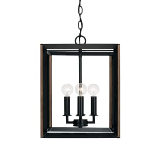 A thumbnail of the Capital Lighting 545441 Matte Black / Brown Wood