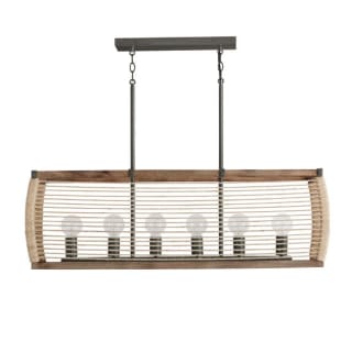 Capital Lighting C840361YG Grey Wash / Iron Silk Jacob 6 Light Island  Chandelier - LightingDirect.com