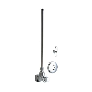 Chicago Faucets 1006 Abcp Chrome Ecast Angle Stop Fitting With