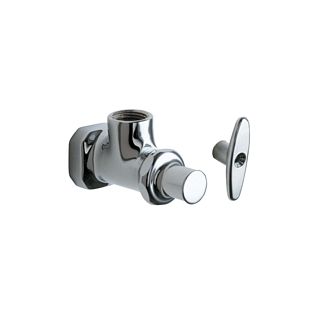 Chicago Faucets 442 Lkabcp Chrome Angle Stop Fitting With Loose