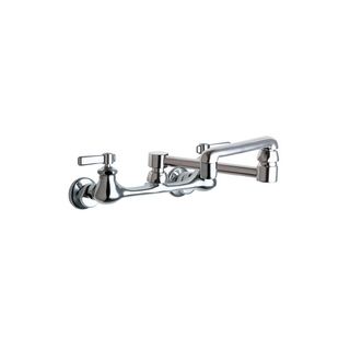 Chicago Faucets 540 Lddj13abcp Chrome Wall Mounted Pot Filler