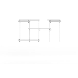 ClosetMaid ShelfTrack 5-ft to 8-ft x 13-in White Wire Closet Kit in the  Wire Closet Systems department at