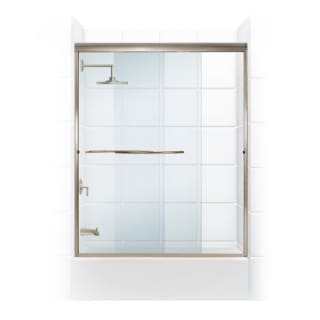 Coastal Shower Doors 6160.58N-C Brushed Nickel Paragon 3/8 Series 60
