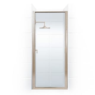 Coastal Shower Doors P26 70o C Black Bronze Paragon Series 26 X 69 Framed Continuous Hinge Shower Door With Clear Glass Faucet Com
