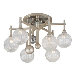 A thumbnail of the Corbett Lighting 241-36 Silver Leaf / Polished Chrome