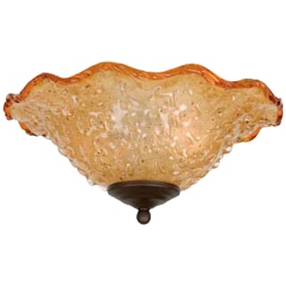 A thumbnail of the Craftmade LKE307CFL Amber Distressed Scalloped Glass