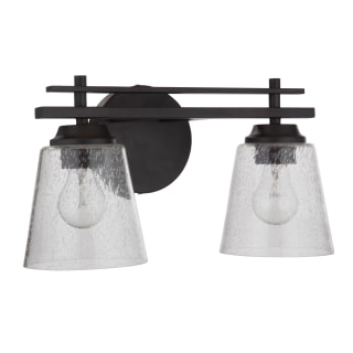 Craftmade 19616FB2 Flat Black Drake 2 Light 16 Wide Bathroom Vanity Light LightingDirect