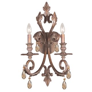 A thumbnail of the Crystorama Lighting Group 6902 Florentine Bronze / Golden Teak Hand Polished