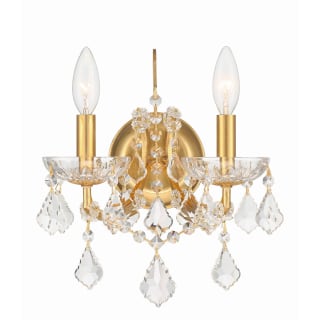 A thumbnail of the Crystorama Lighting Group 4452-CL-MWP Antique Gold