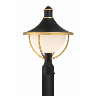 A thumbnail of the Crystorama Lighting Group ATL-709 Matte Black / Textured Gold