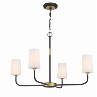A thumbnail of the Crystorama Lighting Group NIL-70015 Black Forged / Modern Gold