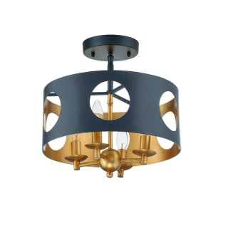A thumbnail of the Crystorama Lighting Group ODE-700_CEILING Black / Antique Gold