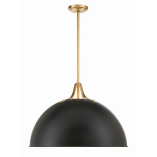 A thumbnail of the Crystorama Lighting Group SOT-18017 Matte Black / Antique Gold