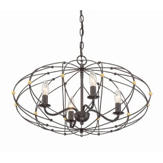 A thumbnail of the Crystorama Lighting Group ZUC-A9034 English Bronze / Antique Gold