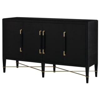 A thumbnail of the Currey and Company 3000-0037 Black Lacquered Linen / Champagne Stretchers