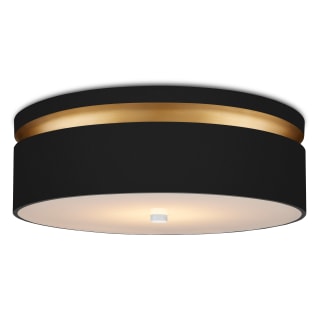 A thumbnail of the Currey and Company 9999-0070 Satin Black / Contemporary Gold / White