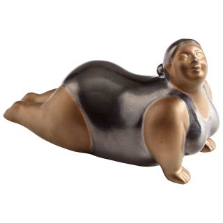 A thumbnail of the Cyan Design Yoga Sue Sculpture Bronze and Black