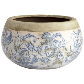 A thumbnail of the Cyan Design Medium Isela Planter Blue and White